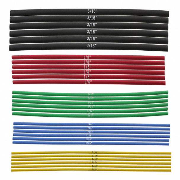 Alpha Wire F221MS/1 BK032 Heat Shrink Tube Class1 Bk | American Cable Assemblies